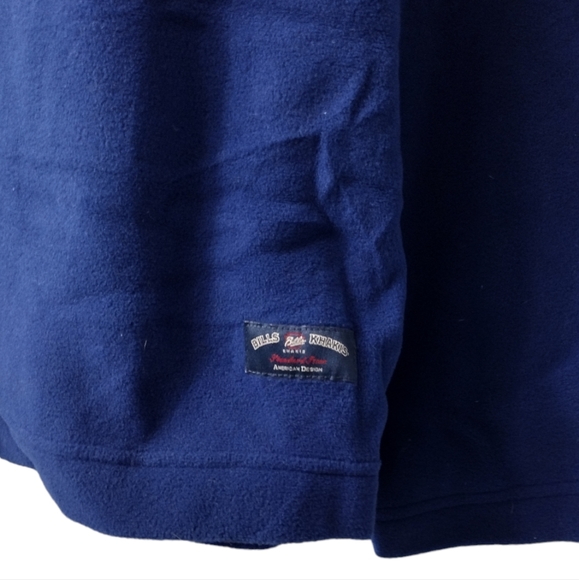 Bills‎ Khakis 1/2 Zip Blue Pullover Fleece Size Mens XXL NWT - Picture 5 of 10